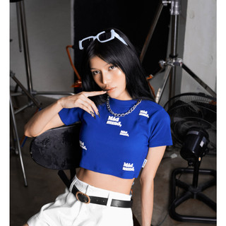 Áo Thun Croptop Chữ In Nổi Mad Ôm Body Siêu hot ulzzang phong cách hàn quốc 2024