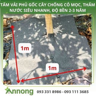 Tấm vải đại phủ gốc 1m x 1m chống cỏ