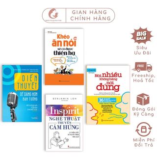 Sách: Combo Nghệ Thuật Truyền Cảm Hứng Trước Đám Đông
