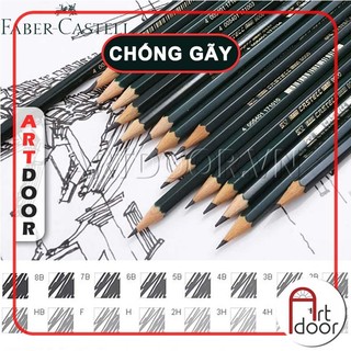 [ARTDOOR] Bút chì phác thảo FABER CASTELL 9000 chống gãy (cây lẻ)