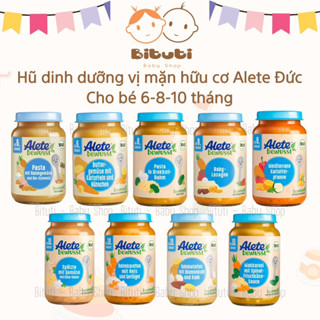 Hũ dinh dưỡng hữu cơ vị mặn Alete cho bé từ 6 tháng - Bituti Shop