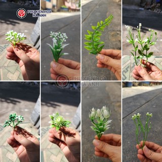 Cỏ điểm trang trí hoa cỏ nhân tạo 200 gram