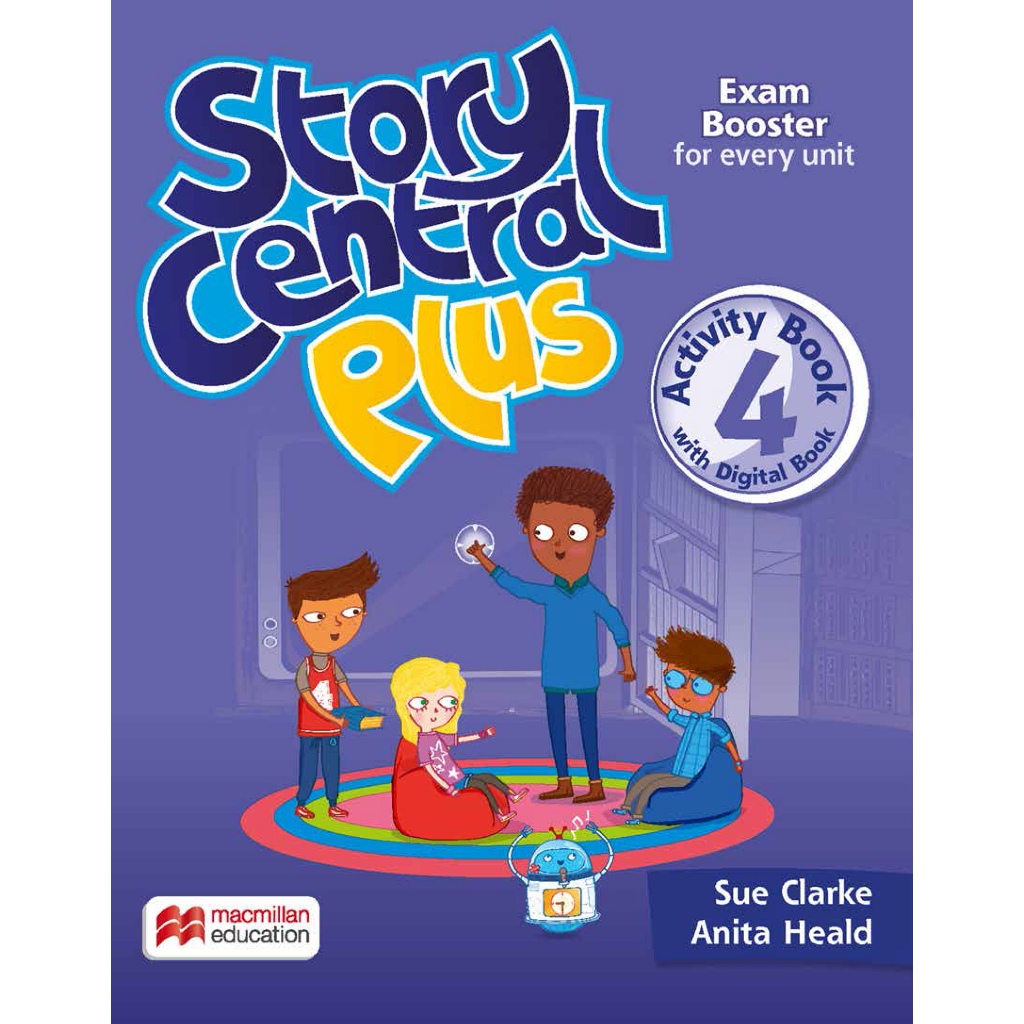 Sách - Dtpbooks - Story Central Plus Level 4 Activity Book With Digital AB