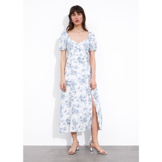Đầm August Sky Cực Đẹp dành cho Nữ. Chất vải linen cực đẹp, dáng xẻ tà thời trang.