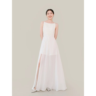 Đầm dự tiệc màu trắng dáng dài. Váy 2 dây maxi trắng dự tiệc , đi bàn cô dâu. đầm cô dâu đi bàn sang trọng