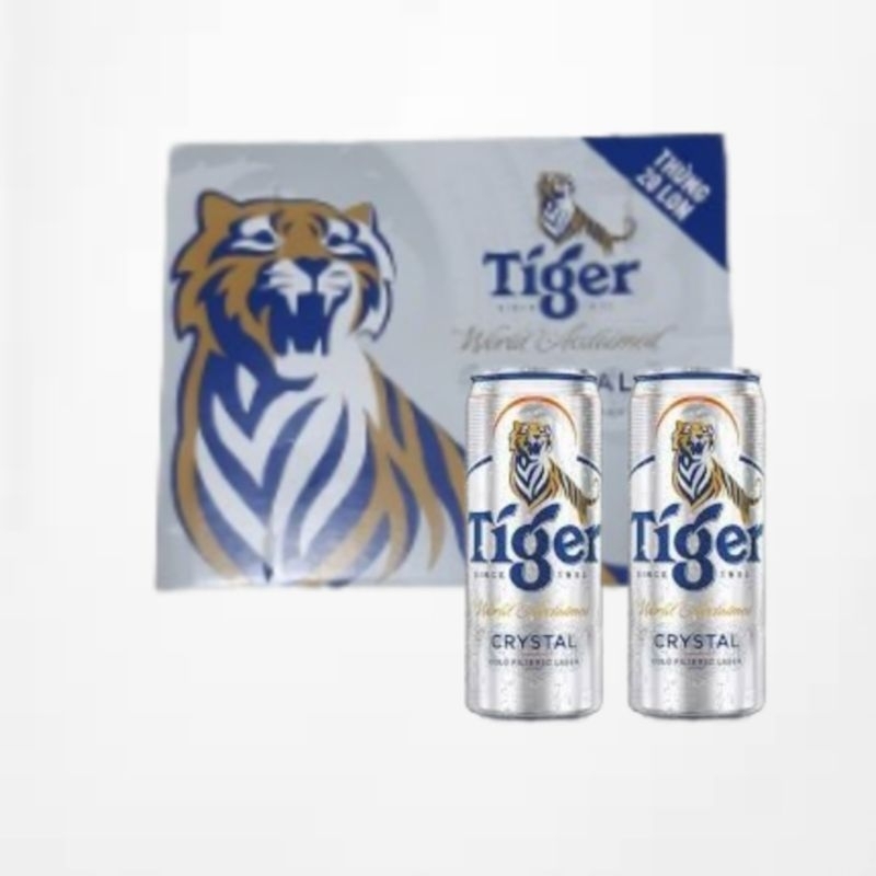 Bia Tiger bạc Thùng 20 lon 330ml