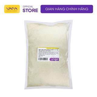 BỘT GELATINE (GELATIN) GÓI TO 1KG LÀM THẠCH RAU CÂU, KẸO DẺO, CHIP CHIP, MOUSSE, TẠO ĐÔNG