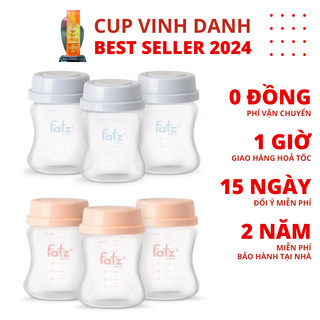 Bộ 3 bình trữ sữa mẹ Fatzbaby 140ml Store 2 FB0140VN