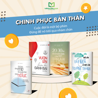 Sách: Combo Mỗi Lần Vấp Ngã  + Vươn Lên Hoặc Bị Đánh Bại + Khi Bạn Đang Mơ + 20 - 30 Tuổi Mười Năm Vàng