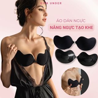 Áo dán nâng ngực silicone GOM UNDER, miếng dán ngực mắc cài trước tạo khe đẩy ngực  - SA-0011