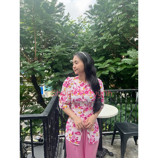 ÁO BÀ BA LỤA MANGO NÚT TÀU DÂY KÉO ( KHÔNG KÈM QUẦN )