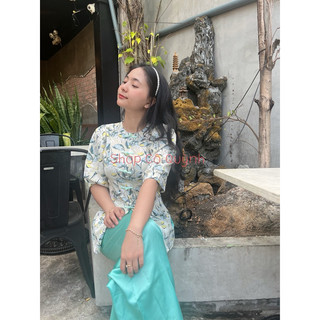 ÁO BÀ BA LỤA MANGO NÚT TÀU DÂY KÉO ( KHÔNG KÈM QUẦN )