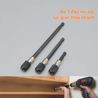 Đầu nối tô vít, bắn vít dài 60mm 100mm 150mm - đầu lục giác thay nhanh