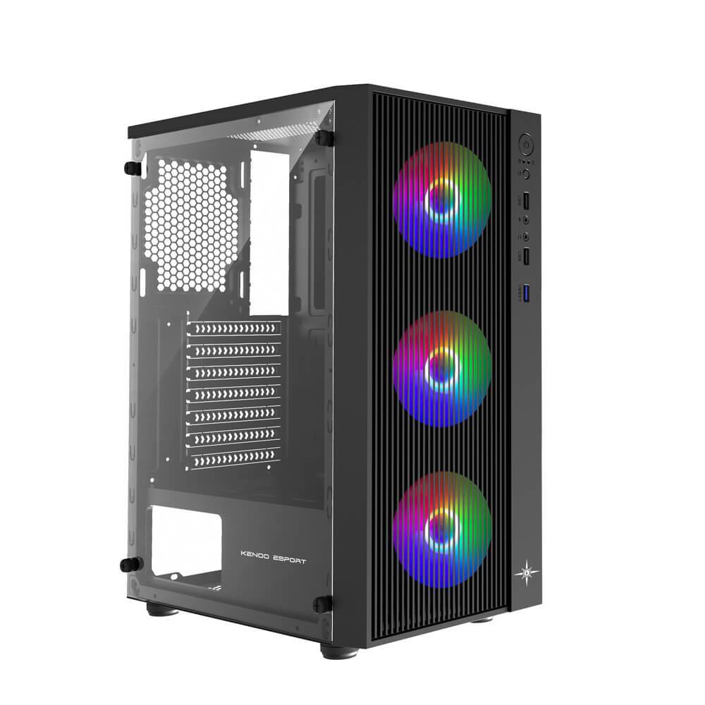Case Máy Bàn: Main Asrock H510 Intel Core i5 10400F, 16GB RAM, 256GB SSD + 1TB HDD, VGA GTX 1060 6GB