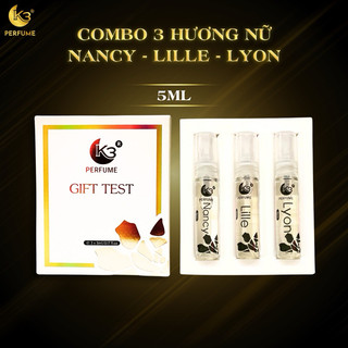 Combo Nước Hoa 3 Hương Nữ Nancy - Lille - Lyon - Phong Cách SAIGON