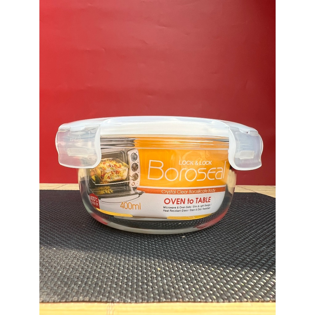 Hộp Thủy Tinh Lock&Lock Clear Tròn LLG822 (400ml)