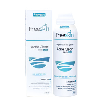 Xịt mụn - freeskin acne clear body mist 80ml