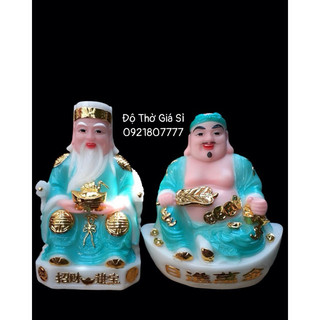 Bộ tượng thần tài thổ địa cục vàng cao cấp