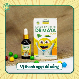 Dầu húng chanh lên men chính hãng Dr.Maya Gold chai 30ml