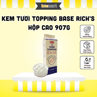 Kem tươi topping base rich’s – hộp cao 907g