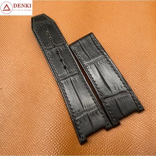 Dây da cá sấu ferragamo - dây đồng hồ f80 - da cá sấu cao cấp, sang trọng
