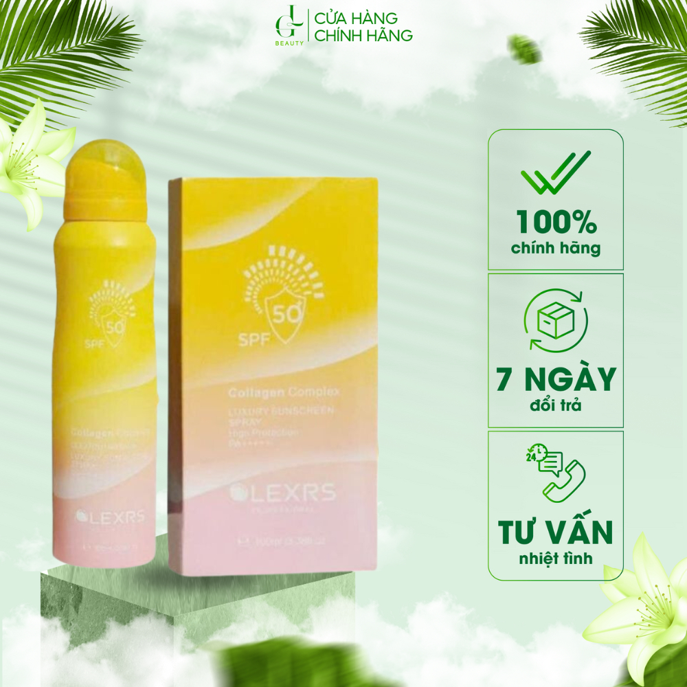 Xịt Chống Nắng Bảo Vệ Và Nâng Tone Olexrs Sunscreen Spray SPF50+ PA+++++ 100ml