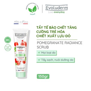 Tẩy tế bào chết chiết xuất Lựu Đỏ Evoluderm tăng cường trẻ hóa 150gr