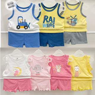 Bộ ba lỗ cho bé trai bé gái hãng lullaby