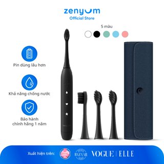 Bộ Bàn Chải Điện Zenyum Sonic phiên bản Du Lịch - 1 Bàn Chải + 1 Hộp Đựng + 3 Đầu Thay Bản Chải Tiêu Chuẩn - Màu tự chọn