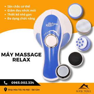 Máy Massage Cầm Tay Relax KAW, Giúp Trị Liệu Đau Mỏi Vai Gáy, Tan Mỡ Bụng, Thư Giãn Mệt Mỏi