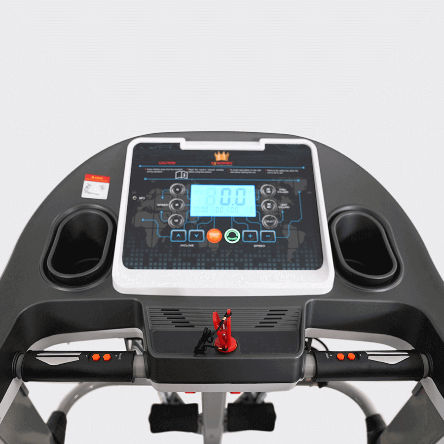 [Miễn phí lắp đặt] Máy chạy bộ KINGSPORT BK-8000 Pro đa năng, tốc độ tối đa 14km/h, kèm đai massage và thanh gập bụng
