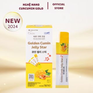 Thạch nghệ Golden Cumin Jelly Star Hỗ Trợ Tăng Cường Sức Khỏe Vị Xoài Hàn Quốc MẪU MỚI