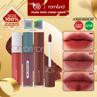 [NEW 26-30] Son kem lì, lên màu chuẩn Hàn Quốc Romand Zero Velvet Tint 5.5g (05 đỏ gạch, 06 đỏ nâu)