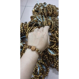 Vòng tay bách xanh mix hoa sen 6 li, 8 li, 10 li