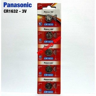 Pin CR1632 Panasonic 3V Lithium Hàng Chính Hãng - Made in Indonesia