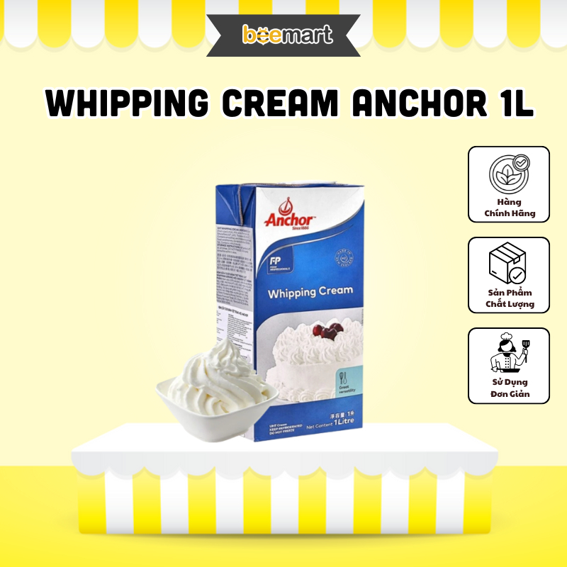 Kem sữa béo Anchor 1L (Whipping cream)