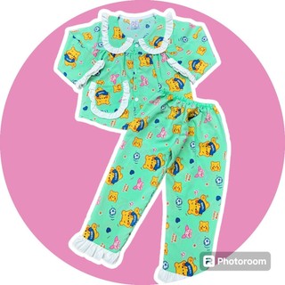Bộ Lụa Tay Dài Bé (6-14kg)