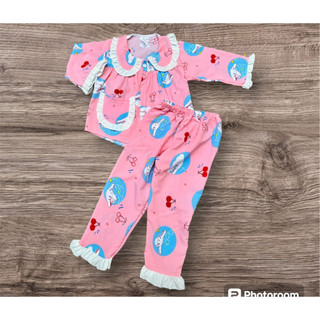 Bộ Lụa Tay Dài Bé (6-14kg)