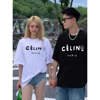 Áo thun Ce.line Luxury Boutique Tổng Hợp Các Mẫu Phù Hợp Nam Nữ 100% Cotton 2 chiều - Sản phẩm đầy đủ tem tag túi zi