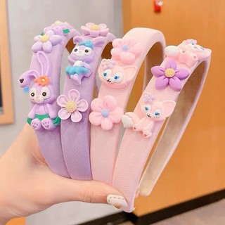 Băng đô bờm sược cài tóc họa tiết hoạt hình cho bé đẹp