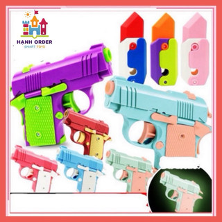 Xúng cà rốt m1911 in 3d, đồ chơi vô tri, xúng trọng lực giải tỏa stress hot trend.