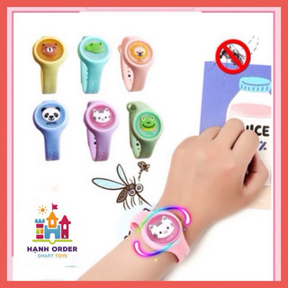  Đồng Hồ Tinh Dầu Đuổi Muỗi Có Đèn – Vòng Đeo Tay Đuổi Muỗi Tinh Dầu Hình Động Vật.
