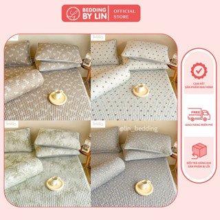 Bộ Ga Gối Lụa Tencel Modal Trần Bông 4 Món,Ga Gối Lụa Tencel Trần Latex Cao Cấp Bộ Ga Giường Lụa Tencel Tơ Tằm Nhập Khẩu