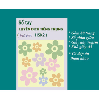 Sổ bài tập luyện dịch tiếng Trung hsk2