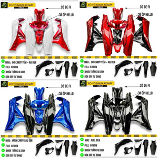 Dàn áo SIRIUS cao cấp sơn 2k ( kèm ốp đầu hello - dè fi - nạ 3 lổ )