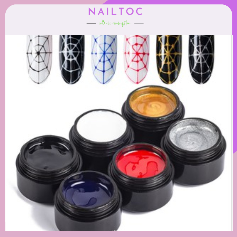 Gel tơ nhện đặc Trang Trí Móng Line UV Gel 8ml Siêu Mượt