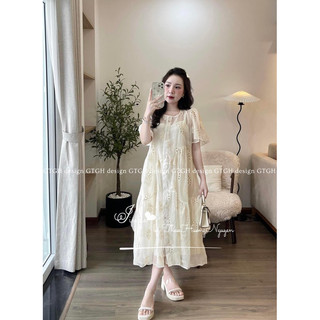 Siuu phẩm váy tơ ren babydoll 12 cúc so hottt hàng TKCC freesize