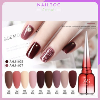 Sơn gel as mã ahj chai đỏ 15ml chính hãng