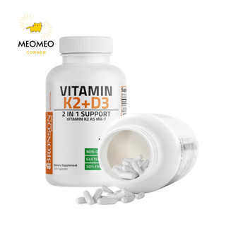 Vitamin k2 + d3 bronson mỹ 250 viên