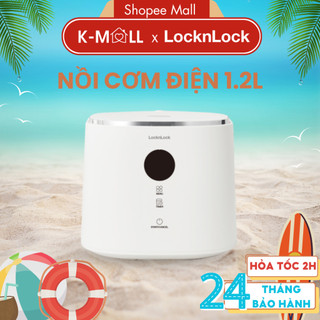 Nồi cơm điện lock&lock bianco nemo rice cooker 1.2l- màu ngà ejr384ivy , điều khiển cảm ứng - k-mall